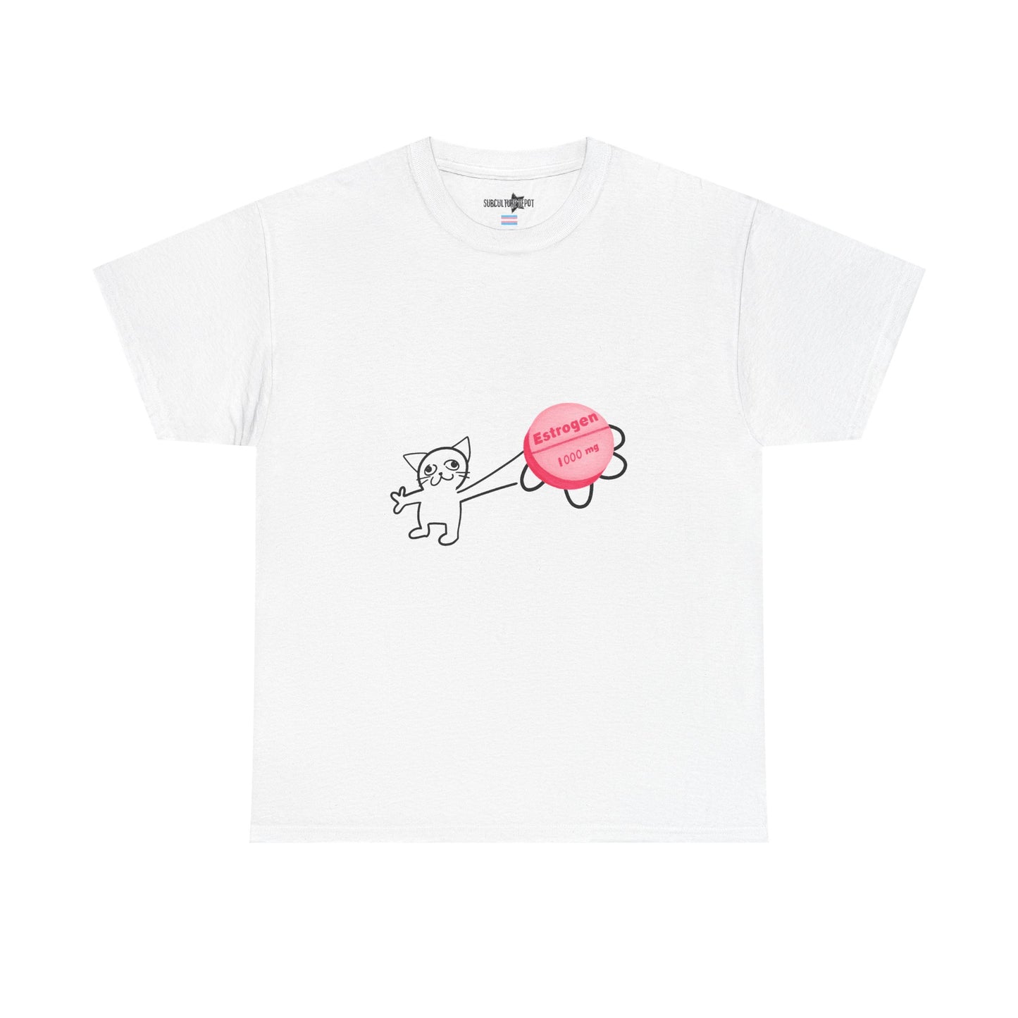 Estrogen Cat Graphic Tee