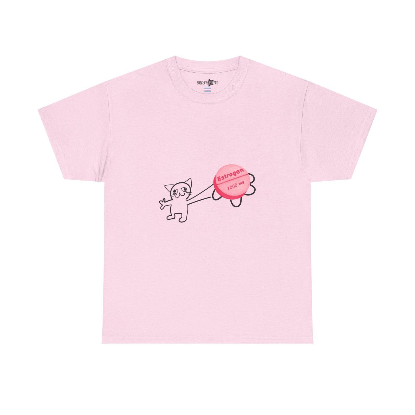 Estrogen Cat Graphic Tee